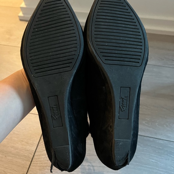 Fioni black Lace Up with Zipper Flats - Picture 3 of 4